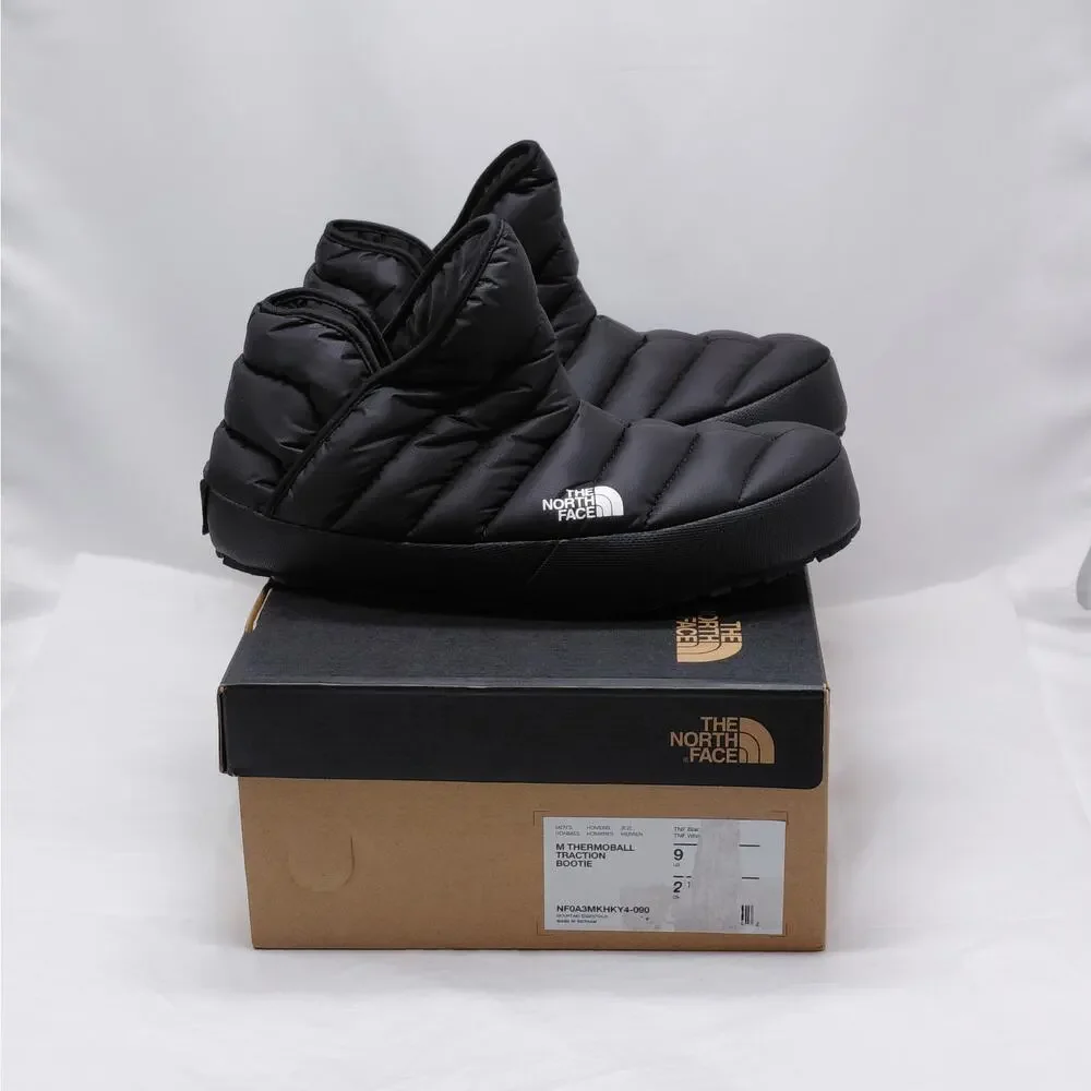 The North Face Men's ThermoBall Traction Bootie Boots Size 9 Black Outdoor Cozy